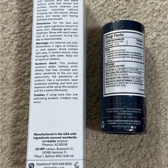 Skinbetter Science Advanced Mineral Sunscreen & Refining Foam Cleanser BUNDLE - Picture 2 of 5